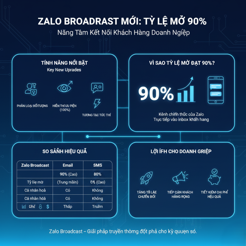 Broadcast mới của Zalo