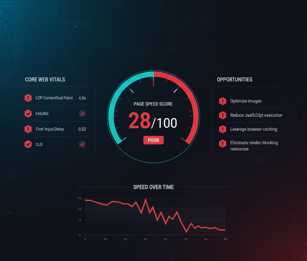 lỗi khiến website load chậm