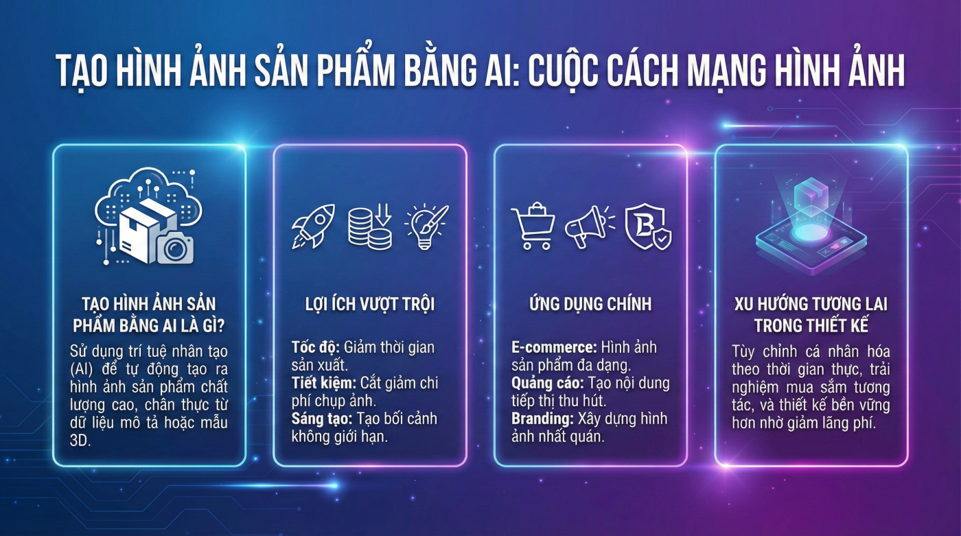 AI tạo hình sản phẩm