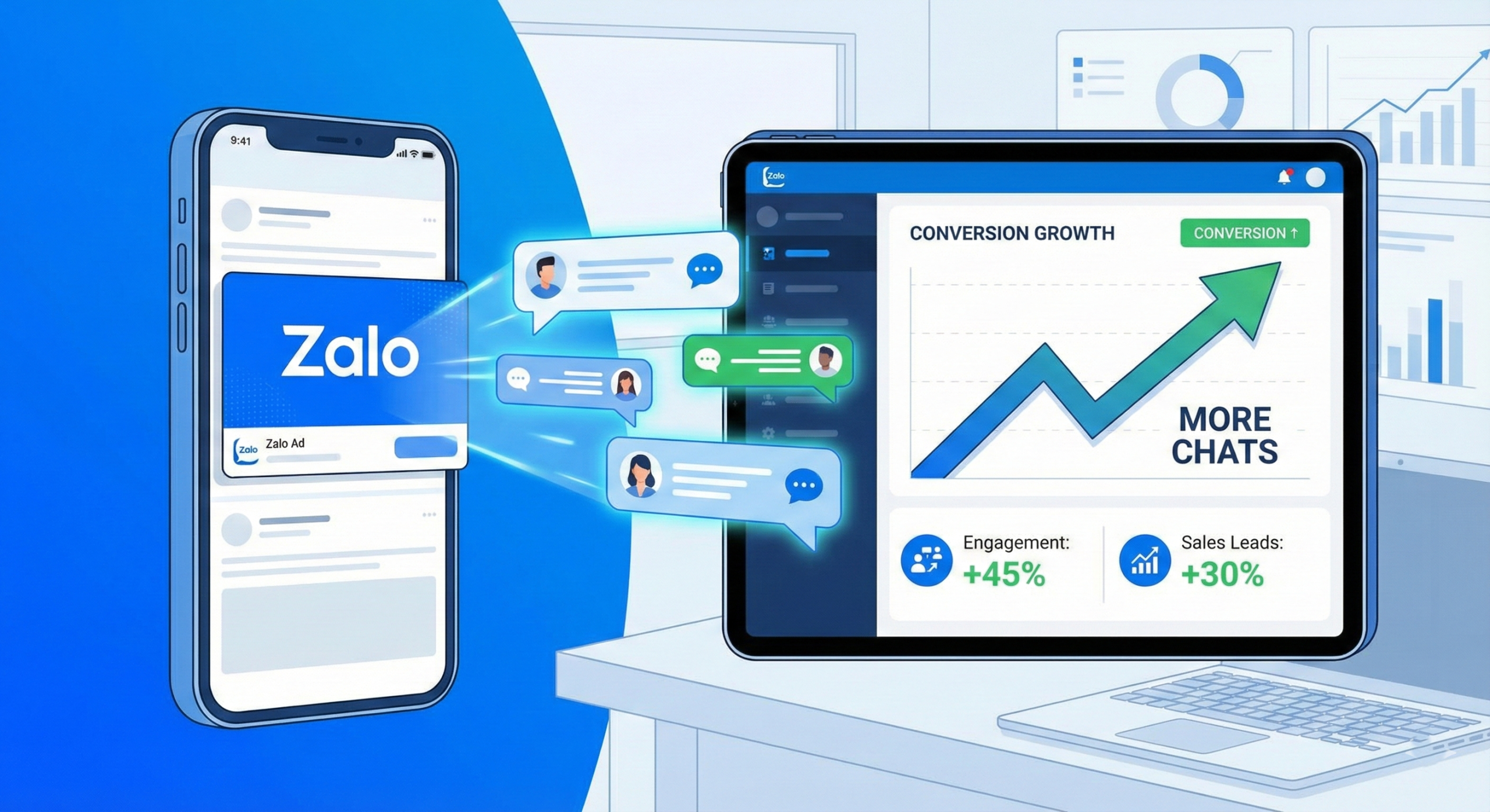 Quảng cáo Zalo kết hợp Verified Badge