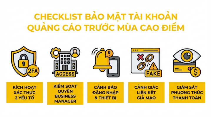 Bảo mật tài khoản quảng cáo