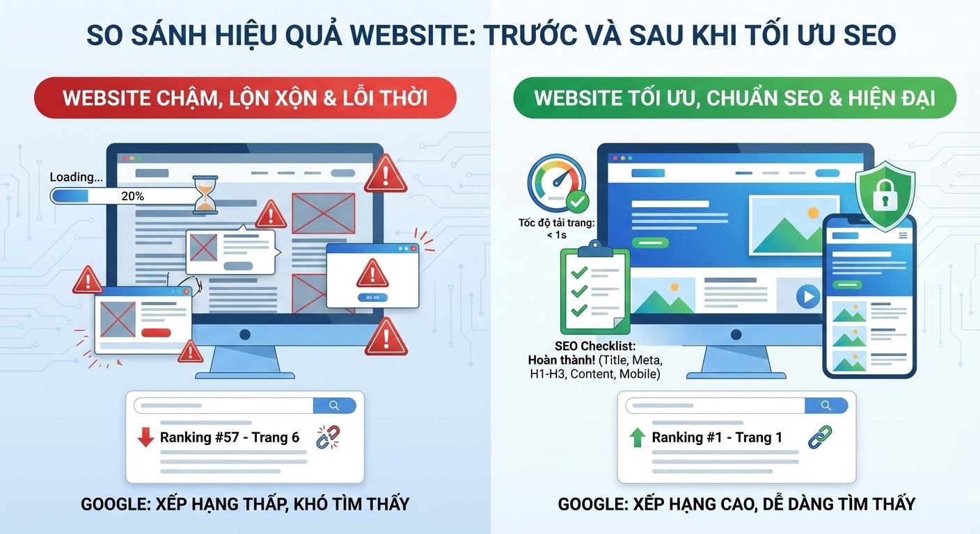 Vì sao Website chuẩn SEO đặc biệt quan trọng với doanh nghiệp?