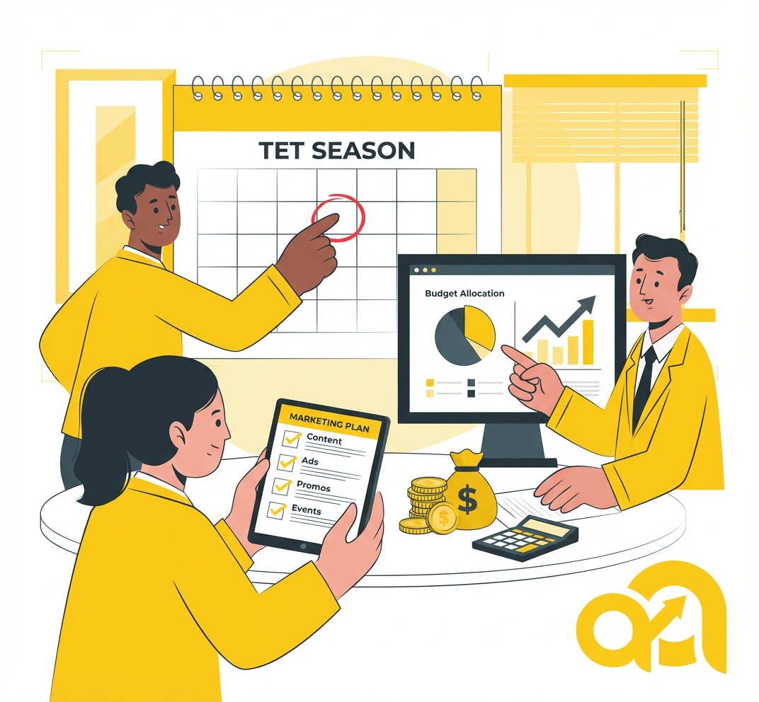 Checklist Marketing mùa Tết 2026
