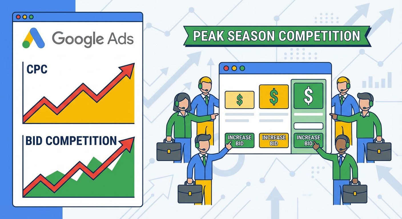 Google Ads mùa cao điểm