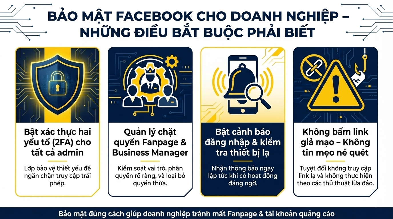 Bảo mật Facebook cho doanh nghiệp